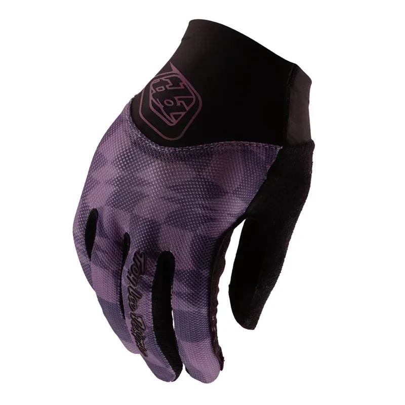 Troy Lee Designs Women's Ace 2.0 Gloves in Twisted Checkers Purple
