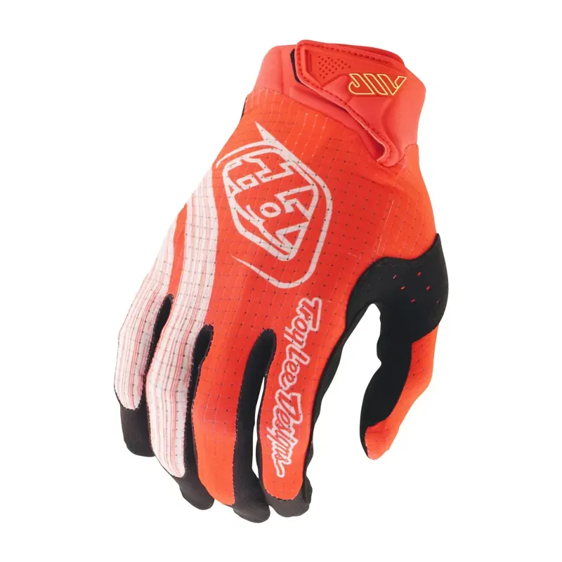 Troy Lee Designs Air Gloves in Stripes Infra Red/Black