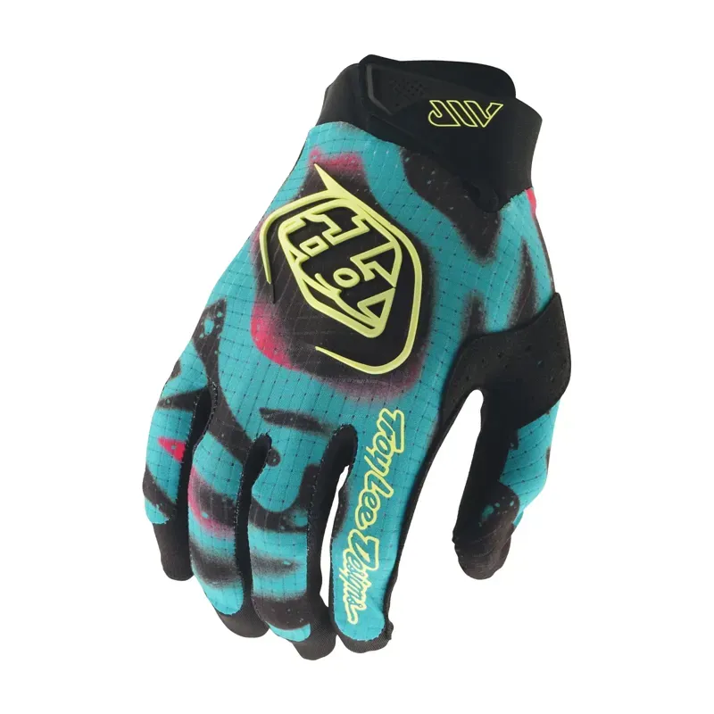 Troy Lee Designs Air Gloves in Membrane Black/Glo Yellow