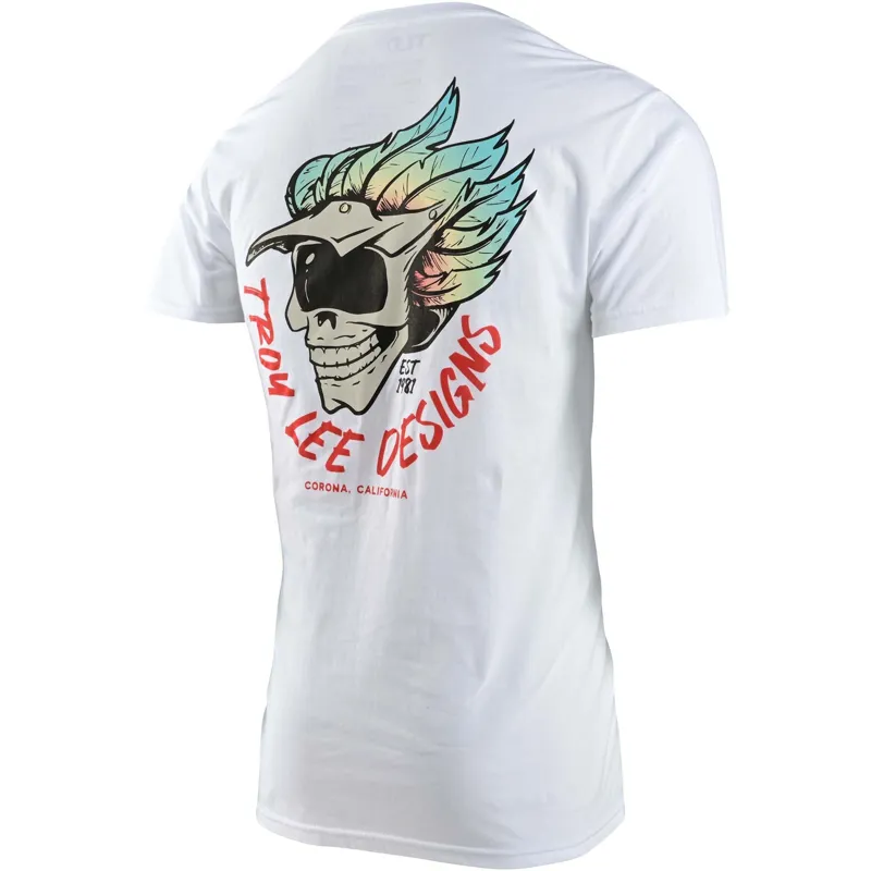 Troy Lee Designs Feathers Short Sleeve T-Shirt in White