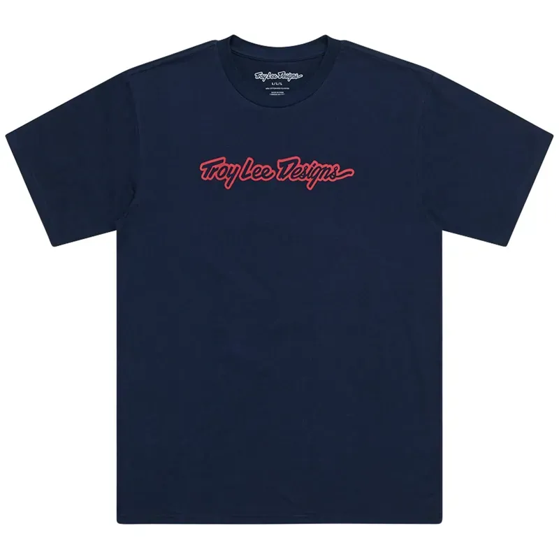 Troy Lee Designs Signature T-Shirt in Navy