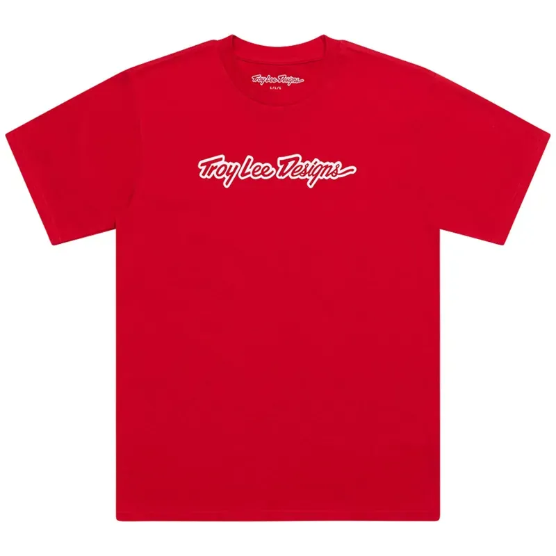 Troy Lee Designs Signature T-Shirt in Red