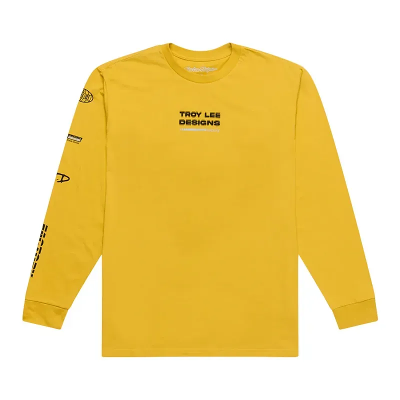 Troy Lee Designs Factory Long Sleeve T-Shirt in Golden