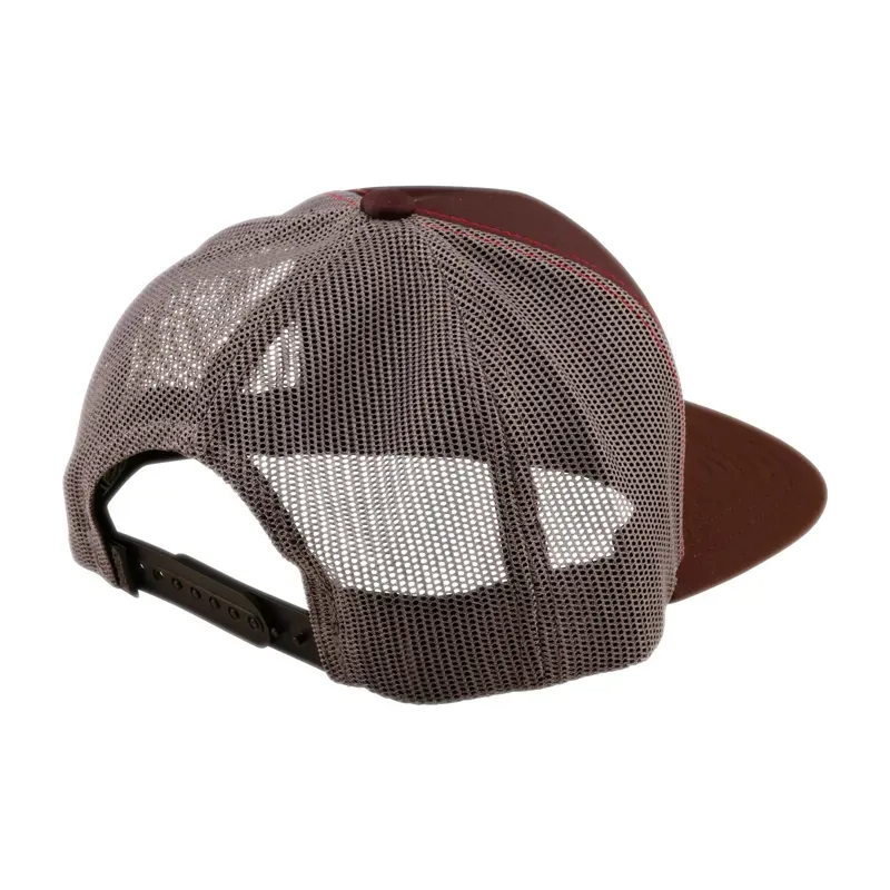 Troy Lee Designs Trucker Peace Out Snapback Cap in Chocolate-1