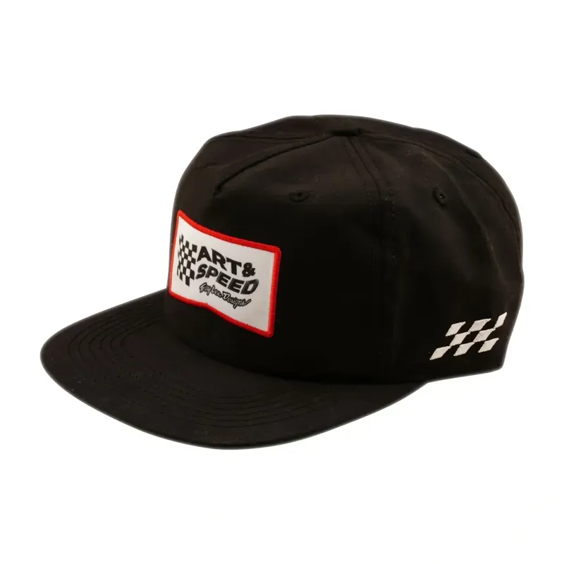 Troy Lee Designs Unstructured Snapback Winners Circle Cap in Black