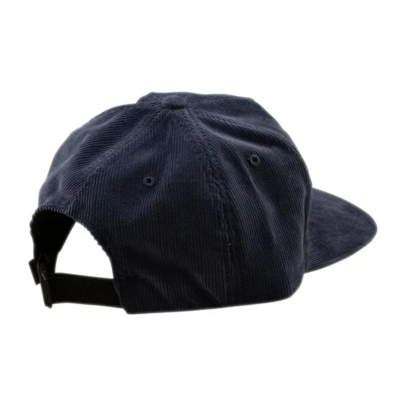 Troy Lee Designs Unstructured Snapback Winners Circle Cap in Corduroy Indigo-1