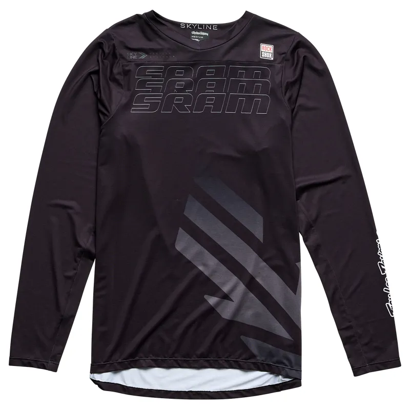 Troy Lee Designs Skyline Long Sleeve Jersey / SRAM Eagle One - Black