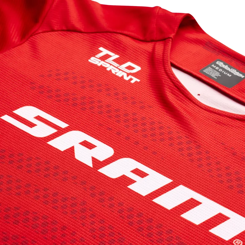 Troy Lee Designs Sprint Jersey / SRAM Shifted - Fiery Red-1