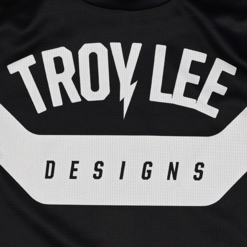 Troy Lee Designs Flowline Youth Short Sleeve Jersey / Aircore - Black-1