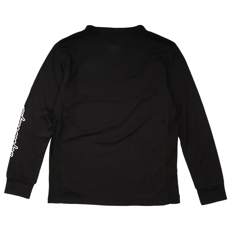 Troy Lee Designs Youth Skyline Ride Long Sleeve Tee Signature In Black-1