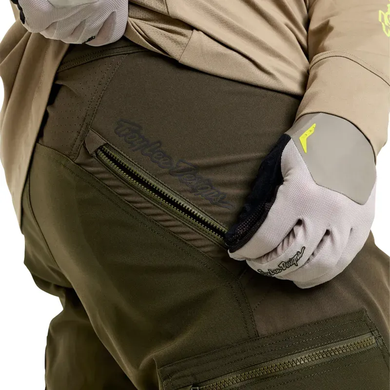 Troy Lee Designs Ruckus Cargo Pants in Mono Dark Earth-13