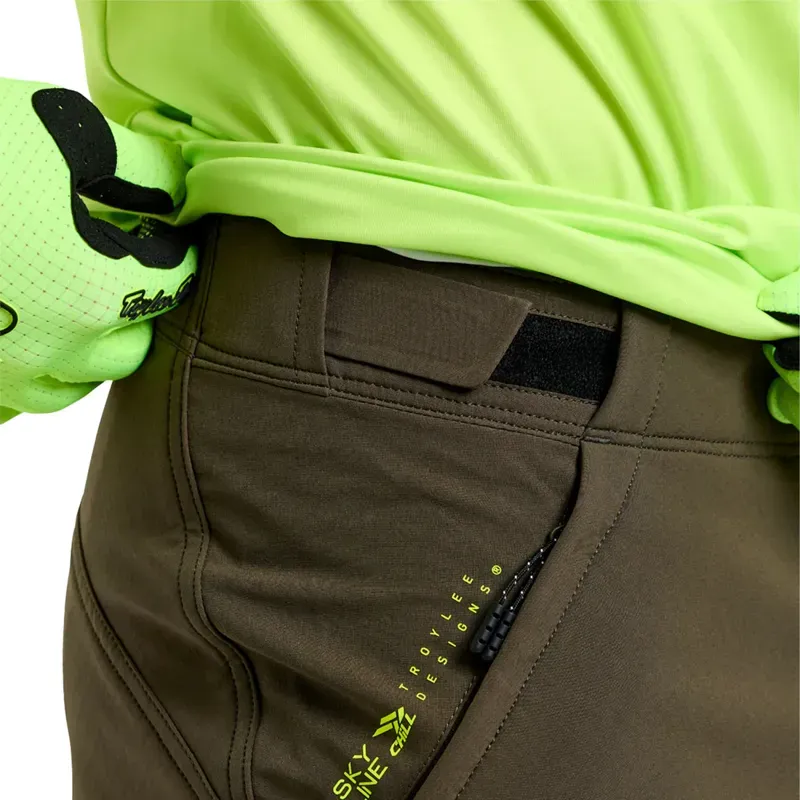 Troy Lee Designs Skyline Chill Trousers in Mono Dark Earth-8
