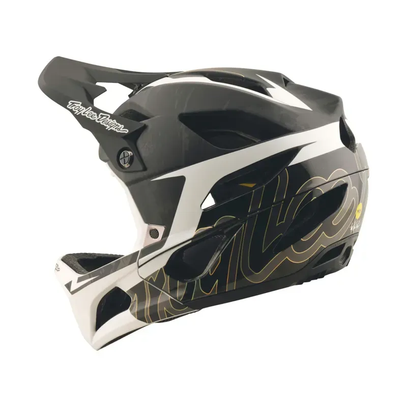 Troy Lee Designs Stage Neauwave MIPS Helmet in Alpine Black-1