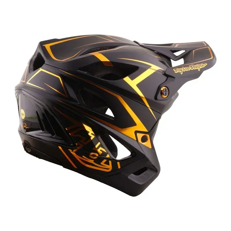 Troy Lee Designs Stage Pinstripe Helmet in Black-3