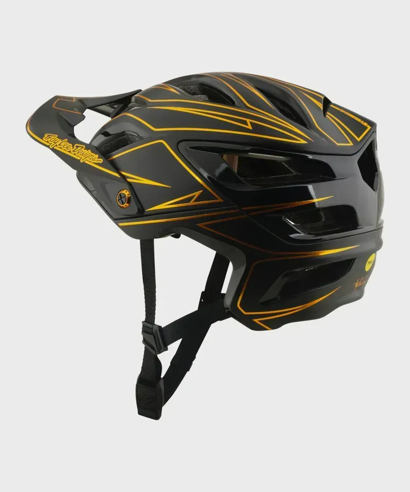 Troy Lee Designs A3 MIPS Helmet / M/ L Pinstripe Black-1