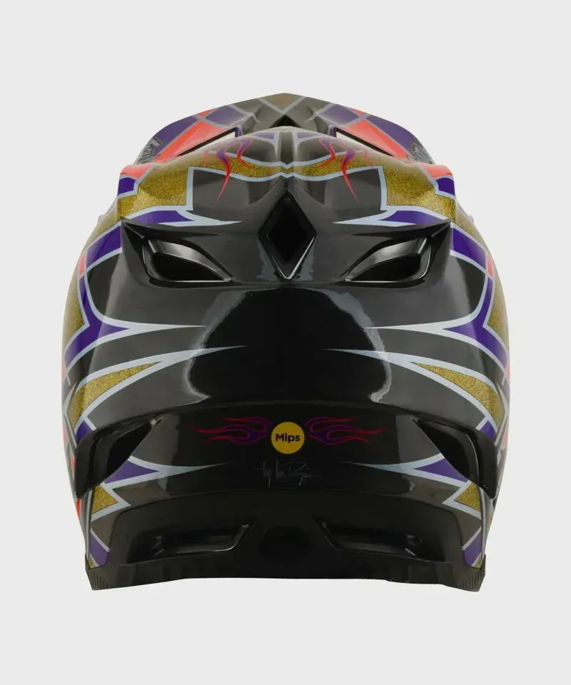 Troy Lee - D4 Carbon Helmet - Flush - Violet - S-3