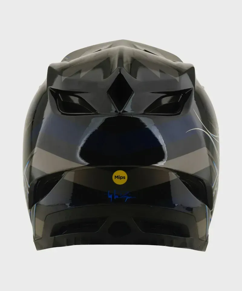 Troy Lee Designs D4 Composite MIPS Helmet Burst GREY Medium-2