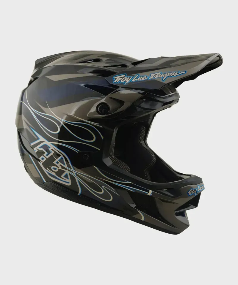 Troy Lee Designs D4 Composite MIPS Helmet Burst GREY Medium-4