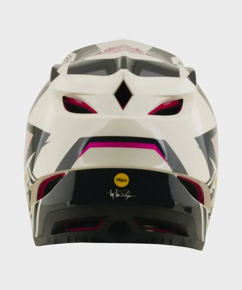 Troy Lee - D4 Polyacrylite Helmet -Turbo - Acid/Fuchsia - S-2