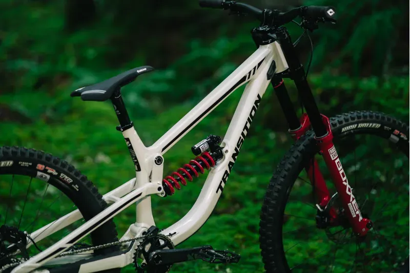 Transition TR11 Alloy DH MTB Downhill Frame Set White-3