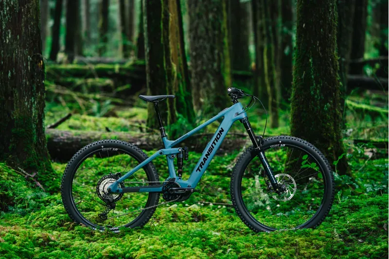 Transition Regulator CX Carbon Deore eMountain Bike in Salish Sea Blue-1