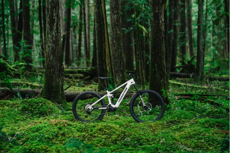 Transition Regulator CX Carbon Deore eMountain Bike in Glacier White-2