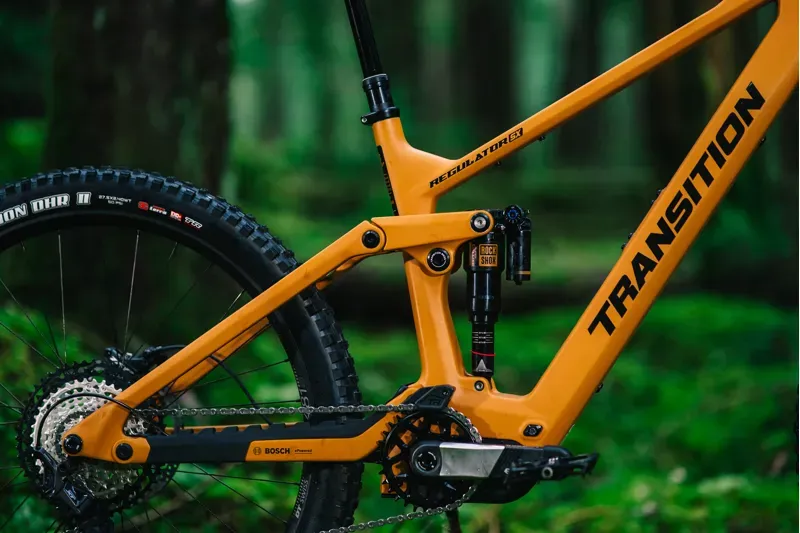 Transition Regulator SX Carbon Deore eMountain Bike in Madrone Gold-3