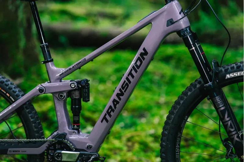 Transition Regulator SX Carbon Deore eMountain Bike in Stormshadow Grey-3