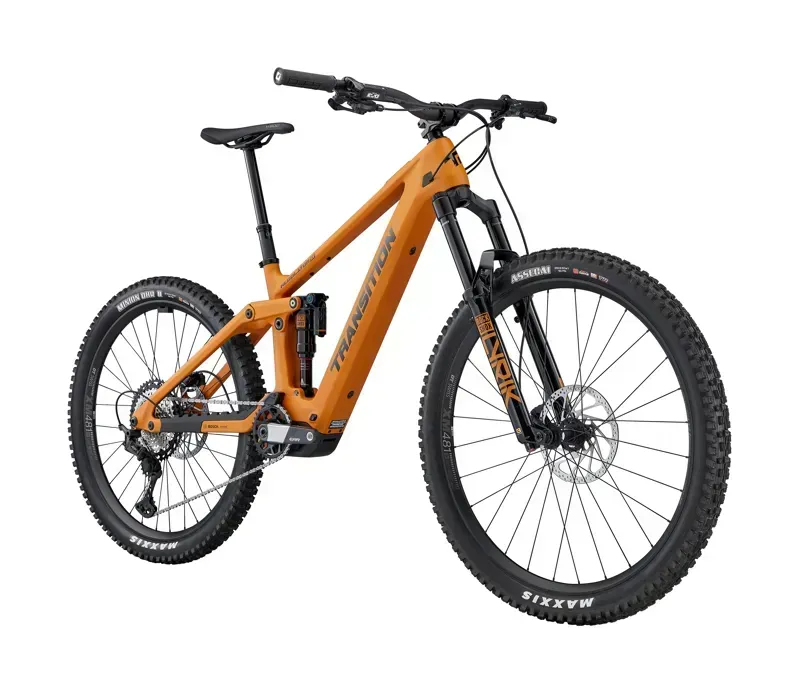 Transition Regulator SX Carbon MTB XT eMountain Bike in Madrone Gold-1