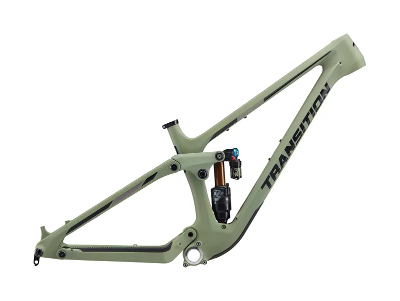 Transition Sentinel Carbon MTB Frame Set in Misty Green