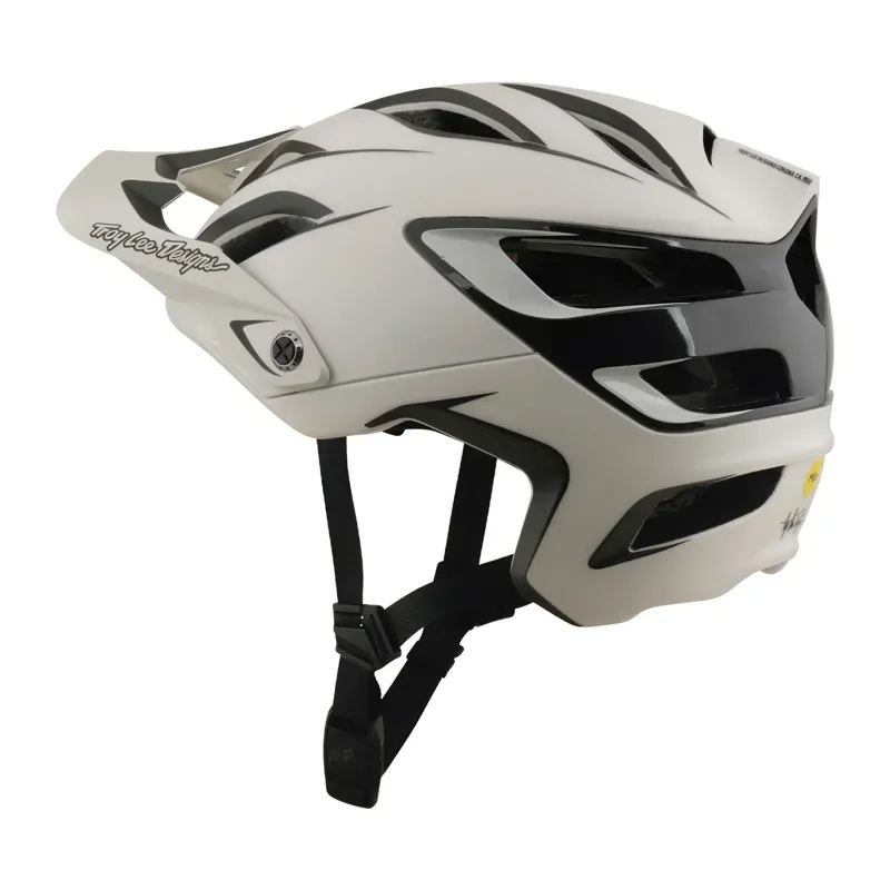 Troy Lee Designs A3 MIPS Helmet in Electra - White-4