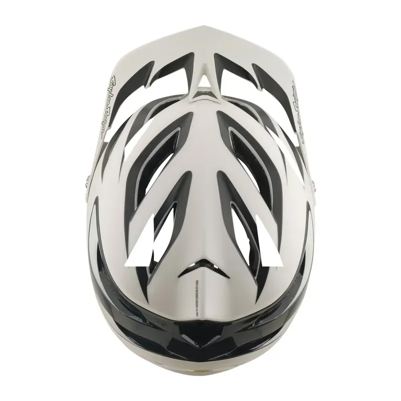 Troy Lee Designs A3 MIPS Helmet in Electra - White-6