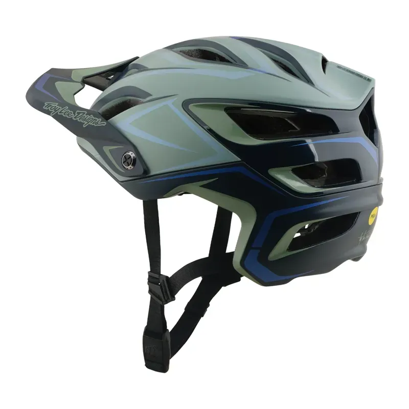 Troy Lee Designs A3 MIPS Helmet in Halo - Charcoal/Pumice-2