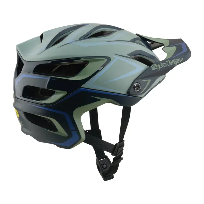 Troy Lee Designs A3 MIPS Helmet in Halo - Charcoal/Pumice-3