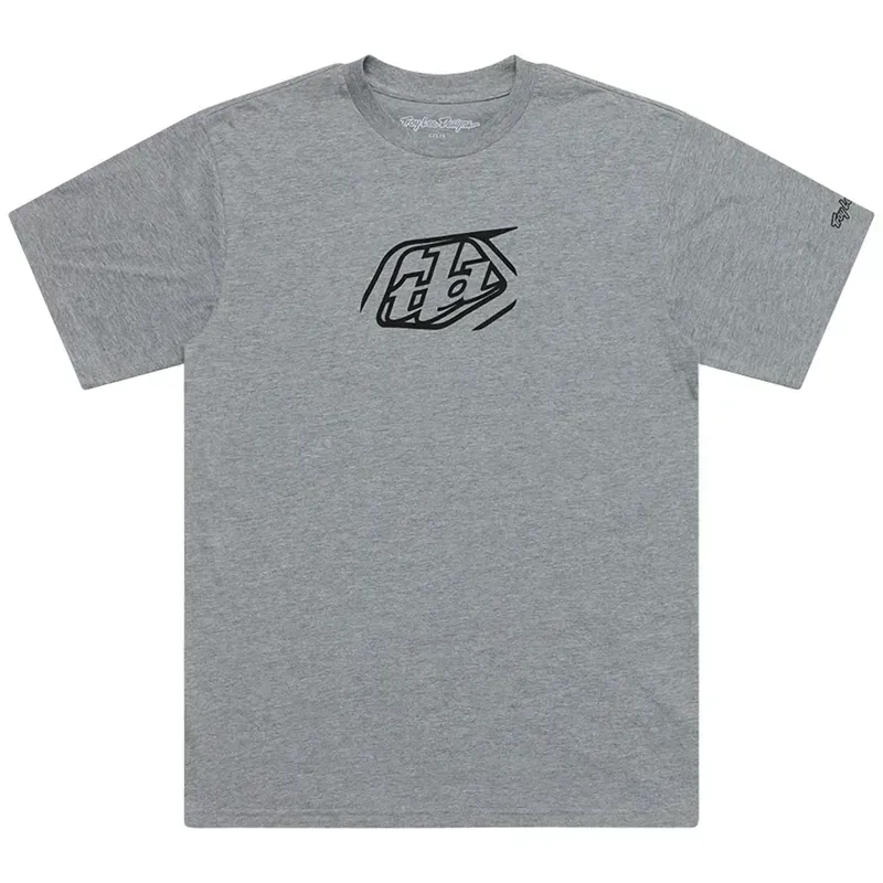Troy Lee Designs Badge T-Shirt in Badge Grey Heather
