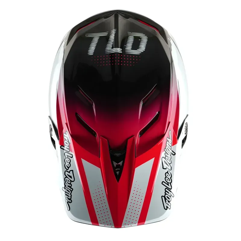 Troy Lee Designs D4 Carbon MIPS Helmet in Drip White-7
