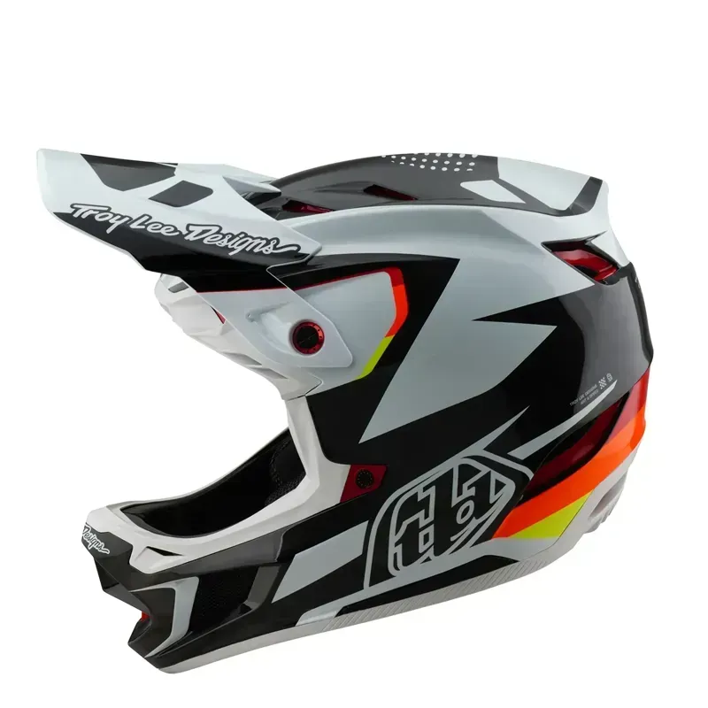 Troy Lee Designs D4 Carbon MIPS Helmet in Optic Black