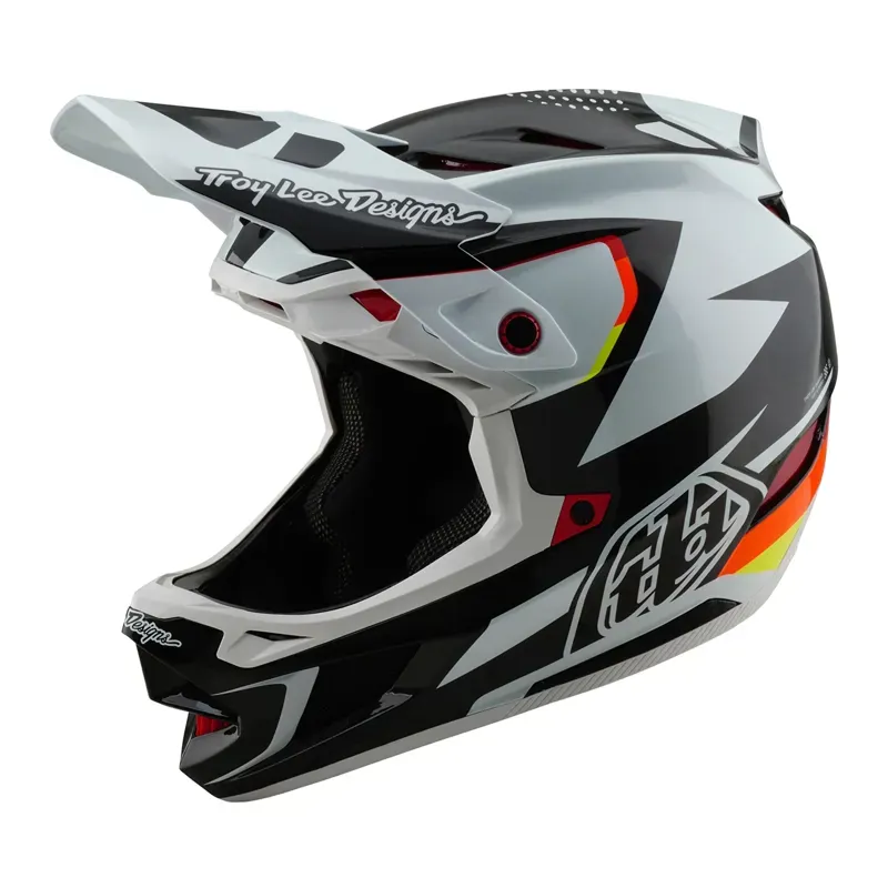 Troy Lee Designs D4 Carbon MIPS Helmet in Optic Black-1