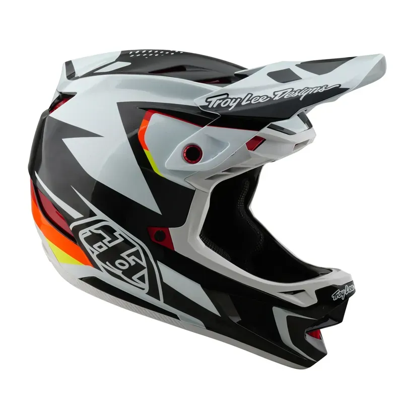 Troy Lee Designs D4 Carbon MIPS Helmet in Optic Black-5