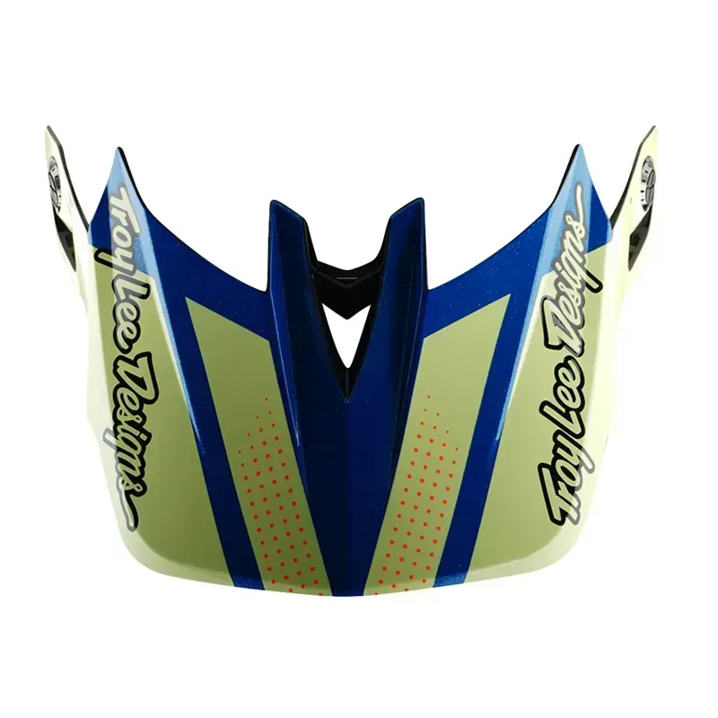 Troy Lee Designs D4 Helmet Visor in Drip Glo Yellow