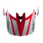 Troy Lee Designs D4 Helmet Visor in Drip White