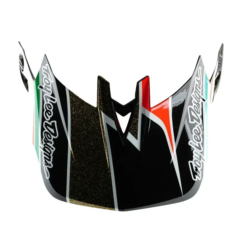 Troy Lee Designs D4 Helmet Visor in Frames Black/Gold