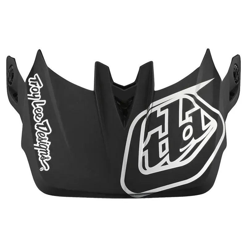 Troy Lee Designs D4 Helmet Replacement Visor Lined Up in Black