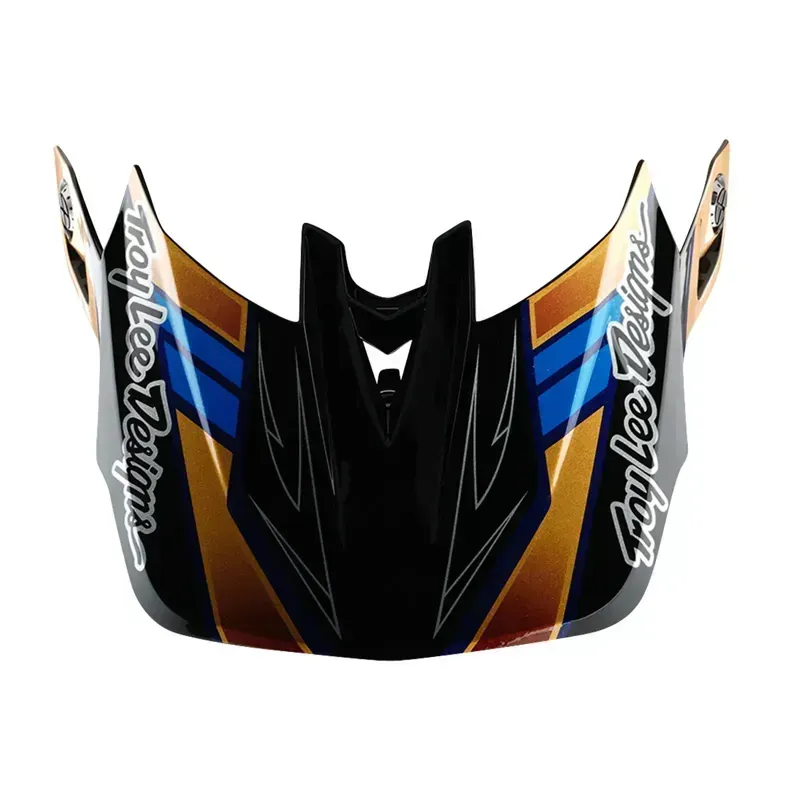 Troy Lee Designs D4 Helmet Visor in Royalty Black/Gold