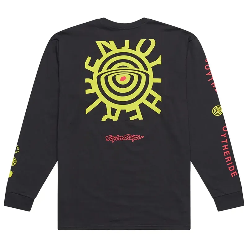 Troy Lee Designs Enjoy Long Sleeve T-Shirt in Carbon-1