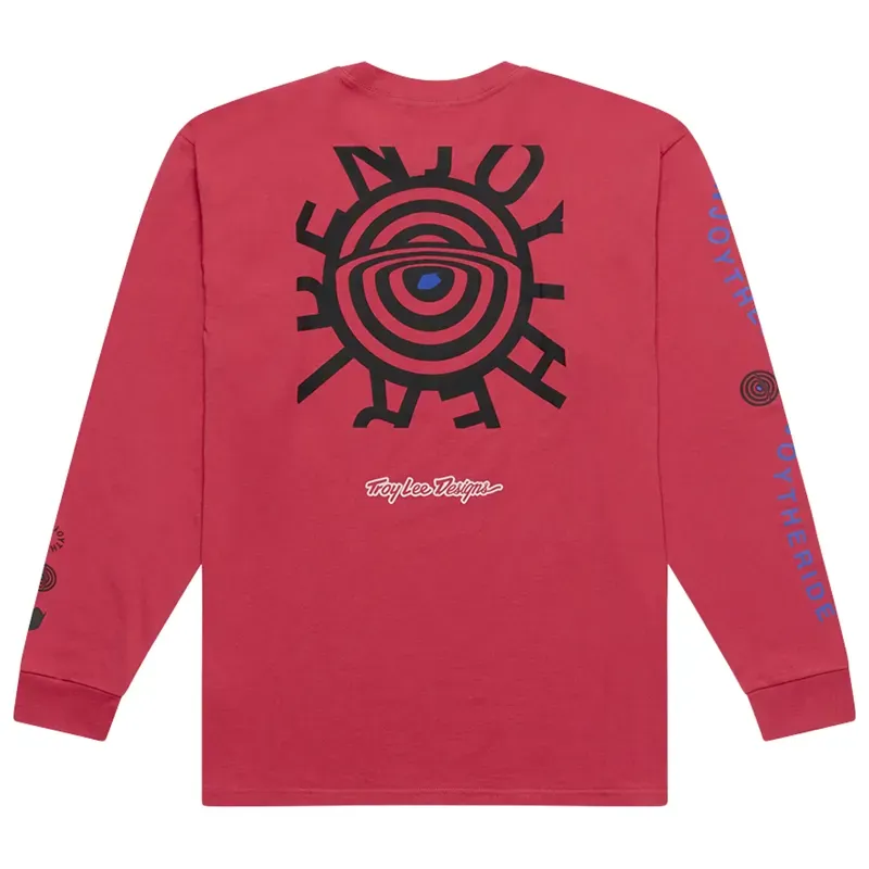 Troy Lee Designs Enjoy Long Sleeve T-Shirt in Fuchsia-1