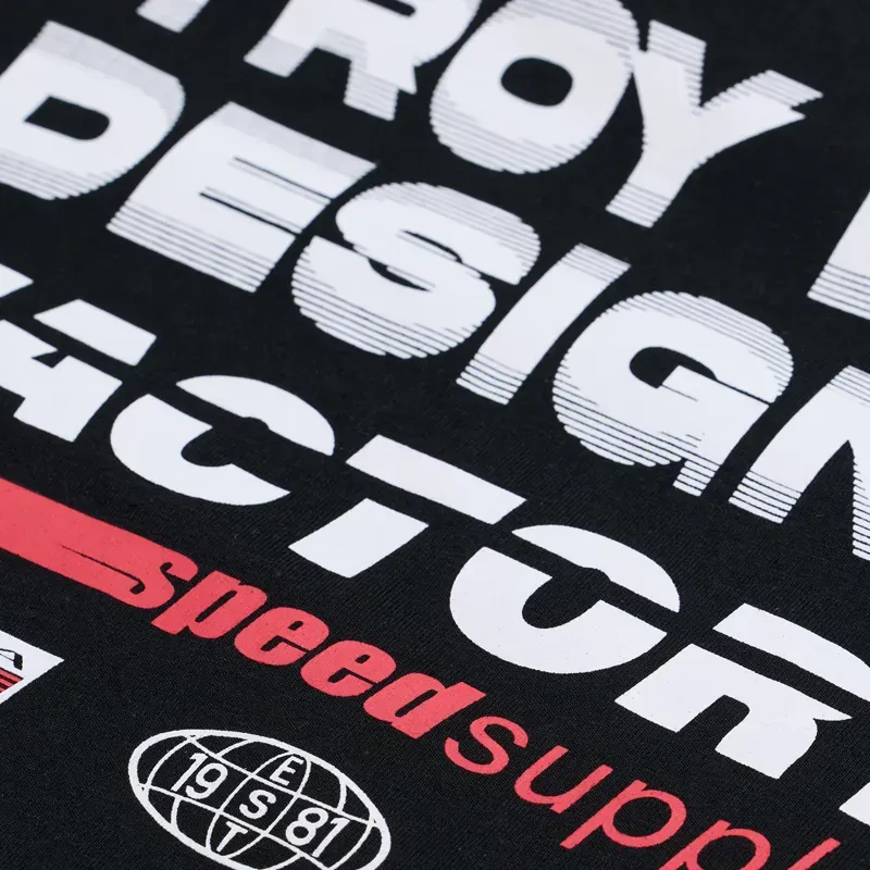 Troy Lee Designs Factory T-Shirt in Black-3