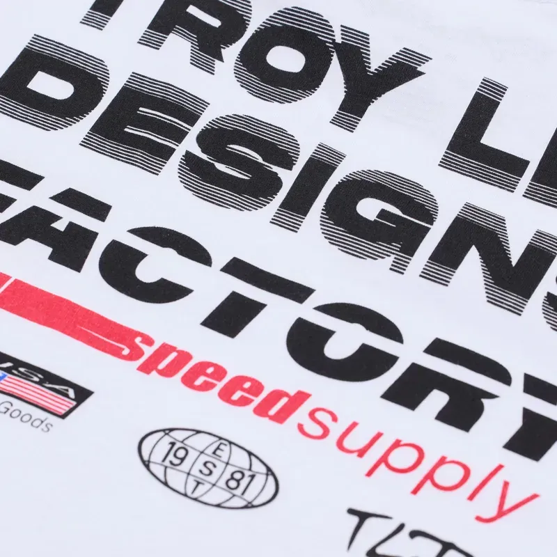 Troy Lee Designs Factory T-Shirt in White-3