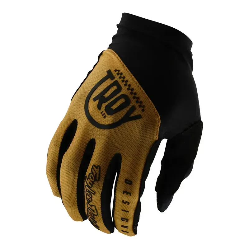 Troy Lee Designs Flowline Gloves in Eyez Gold
