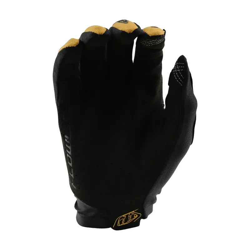 Troy Lee Designs Flowline Gloves in Eyez Gold-1